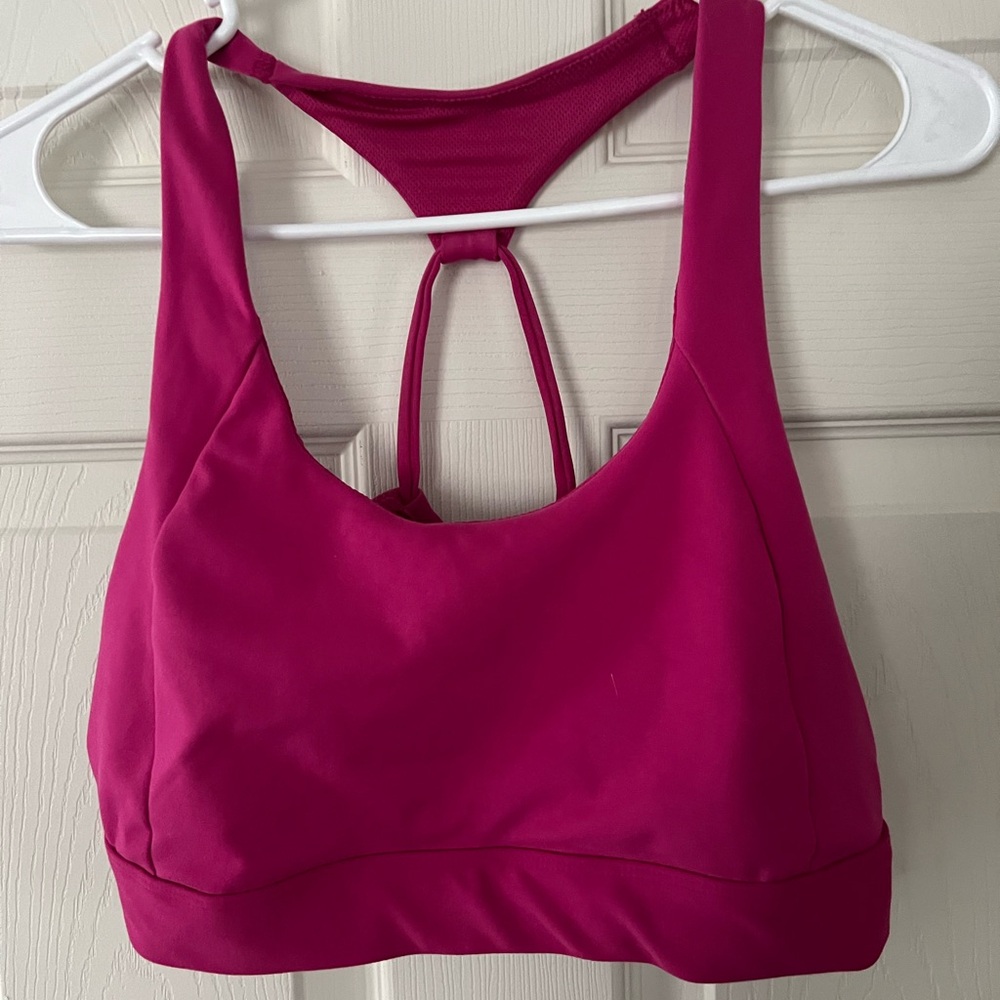 All in Motion Pink Racerback Sports Bra